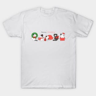 Meowy Christmas Cat T-Shirt